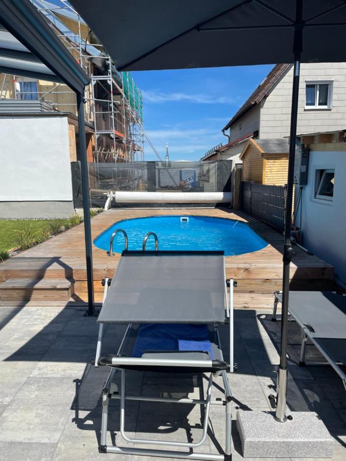 #1 Modernes Zimmer Mit Pool Und Garten Memmingen Eksteriør billede
